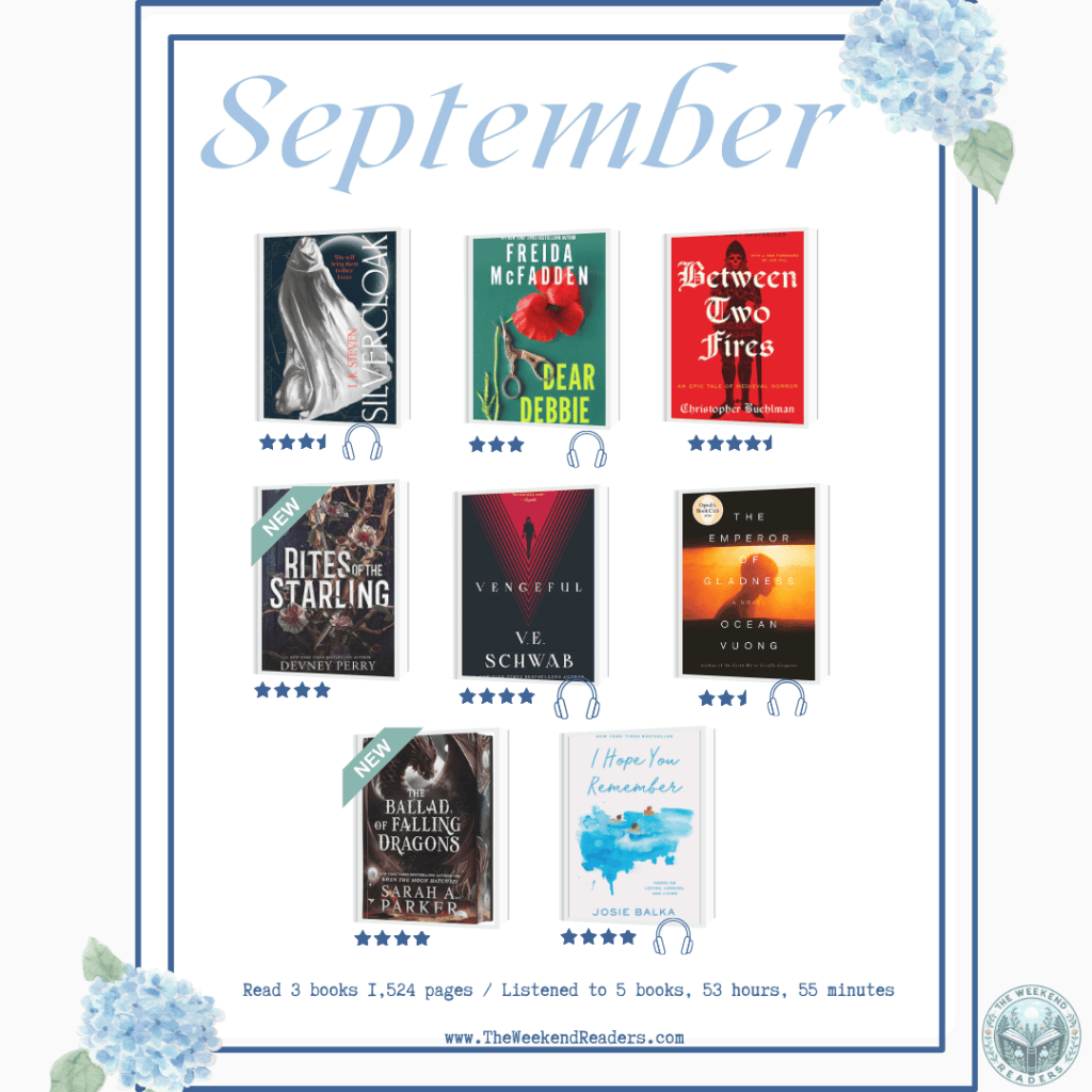 What I Read this Month; September&nbsp;2026